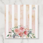 Let Love Grow Hand lettering White Rose Wreate Bedankjes Labels (Achterkant)