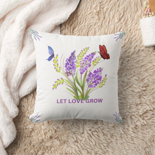 LET LOVE GROW KUSSEN (Deken)