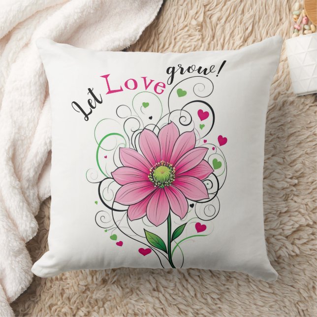 Let Love Grow Kussen (Deken)