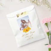 Let Love Grow l Calendula Seeds Photo Wedding Bedankzakje (Gezegeld)