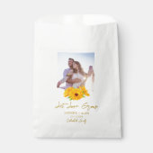 Let Love Grow l Calendula Seeds Photo Wedding Bedankzakje (Voorkant)