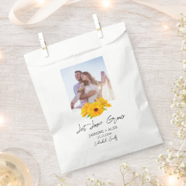 Let Love Grow l Calendula Seeds Photo Wedding  Bedankzakje