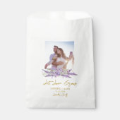 Let Love Grow l Lavender Seeds Photo Wedding  Bedankzakje (Voorkant)