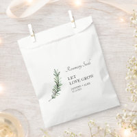 Let Love Grow | Rozemarijn Zaad Bruiloft Favor Bag