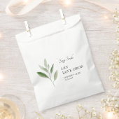 Let Love Grow | Sage Seed Bruiloft Favor Bag Bedankzakje (Geknipt)