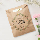 Let Love Grow Wedding Seed Favor Packet Favor Bag Bedankzakje (Gezegeld)