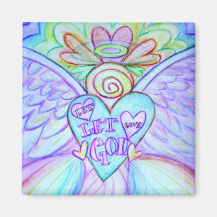 Let Love Laat God Guardian Angel Magnet