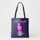 Let Love Lead - Marianne Williamson Tote Bag (Voorkant)