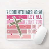 Let Love Lead Scripture Muismat (Met muis)