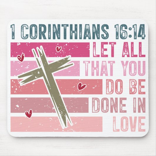 Let Love Lead Scripture Muismat (Voorkant)