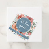 Let Love Sparkle, Etheral Floral Wedding Sparkler Bedankjes Labels (In situ)