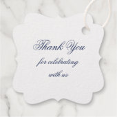 Let Love Sparkle Gold Seashell Beach Wedding Bedankjes Labels (Achterkant)