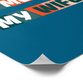 Let Me Ask My Wife Funny Husband Quote  Poster (Hoek)