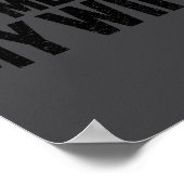 Let Me Ask My Wife She Said No Funny Husband Poster (Hoek)