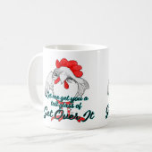 Let Me Get You A Tall Glass of GET OVER IT Koffiemok (Voorkant links)