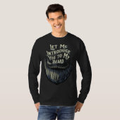 Let Me Introduce You to My Beard Dad Jokes Beard T-shirt (Voorkant volledig)