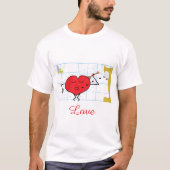 Let Me Shower You with Love:  Men's Basic T-Shirt (Voorkant)