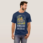 Let niet op het 'Constabulary Funny Frog'-thema T-shirt (Voorkant volledig)