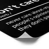 Let niet op prijsopgave poster (Hoek)