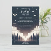 Let Night Sunset Moon Cloud Twilight Vrijgezellenf Kaart (Staand voorkant)