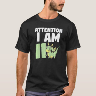 Let op: 11 Dragon Elfde Birthday Dragon T-shirt