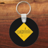 Let op: adrenaline. sleutelhanger (Voorkant)