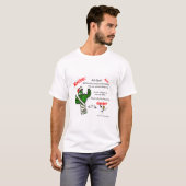 Let op alle Cactussen - Mensen zijn gevaarlijk! T-shirt (Voorkant volledig)