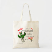 Let op alle Cactussen - Mensen zijn gevaarlijk! Tote Bag (Voorkant)