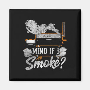 Let op als ik rook grappige bbq roker grillen minn magneet