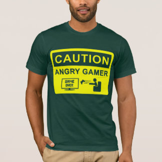 Let op! Angry Gamer Tshirt