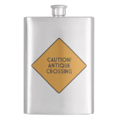 Let op! Antiek kruising Flacon (Voorkant)