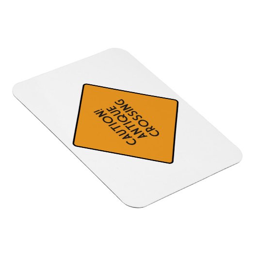 Let op! Antiek kruising Magneet (Rechterzijde)