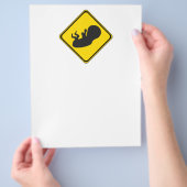 Let op: Baby Vooruit! Flyer (Hand)