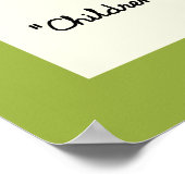 Let op Baobabs Poster (Hoek)