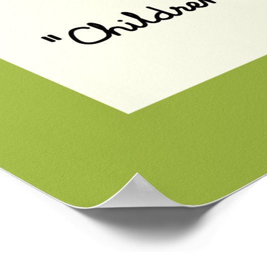 Let op Baobabs Poster (Hoek)