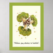 Let op Baobabs Poster (Voorkant)