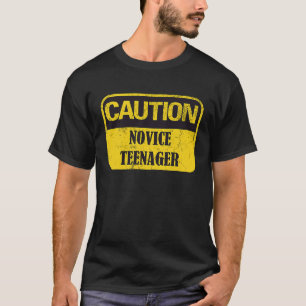 Let op! Beginner Tiener 13e Verjaardag T-shirt