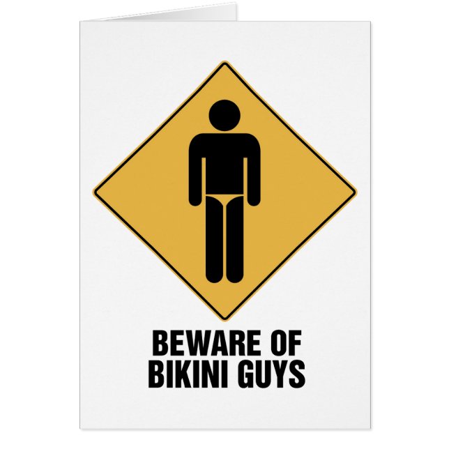 Let op Bikini-jongens (Voorkant)