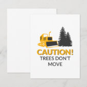 Let op bomen die niet bewegen (Voorkant / Achterkant)