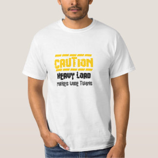 Let op brede bochten t-shirt