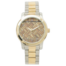 Let op: Brick Wall Pattern Horloge
