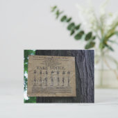 Let op Briefkaart (Staand voorkant)