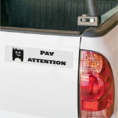 Let op bumpersticker (Op Truck)