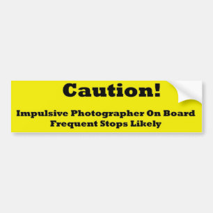Let op! bumpersticker