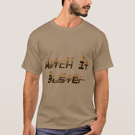Let op Buster Cadeau shirt vriend (Voorkant)