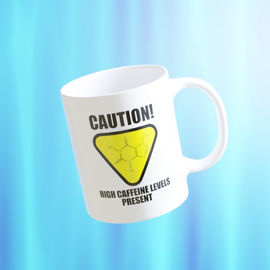 Let op! Cadeau met hoge cafeïnewaarden Koffiemok