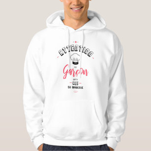 Let op: ce garcon est le roi du barbecue hoodie
