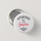 Let op ce garçon est un cuisinier génial ronde button 3,2 cm (Voorkant /achterkant)