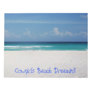 Let op Cowgirl Beach Dreemin! Notitieblok