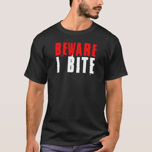 Let op dat ik de halloween versla t-shirt (Voorkant)